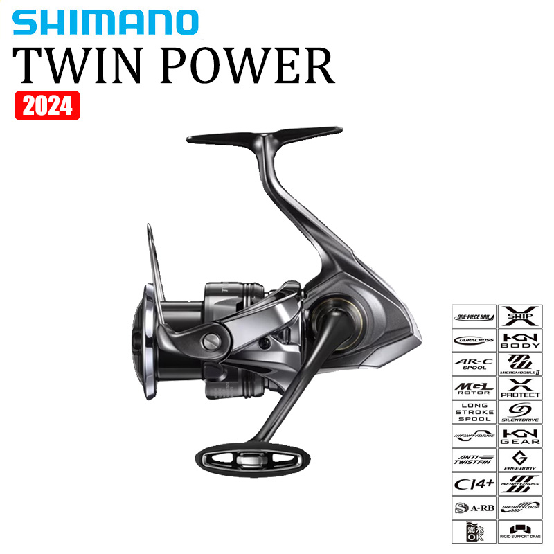 Shimano Reel Sustain - รอกตกปลา SHIMANO 2024 TWINPOWER Seawater Spinning