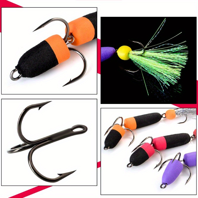 Fishing Boat Anchor - เบ็ดตกปลา เหยื่อลอยน้ำ ตะขอสามทาง 3 ตัว เครื่องมือตีขึ้นรูป