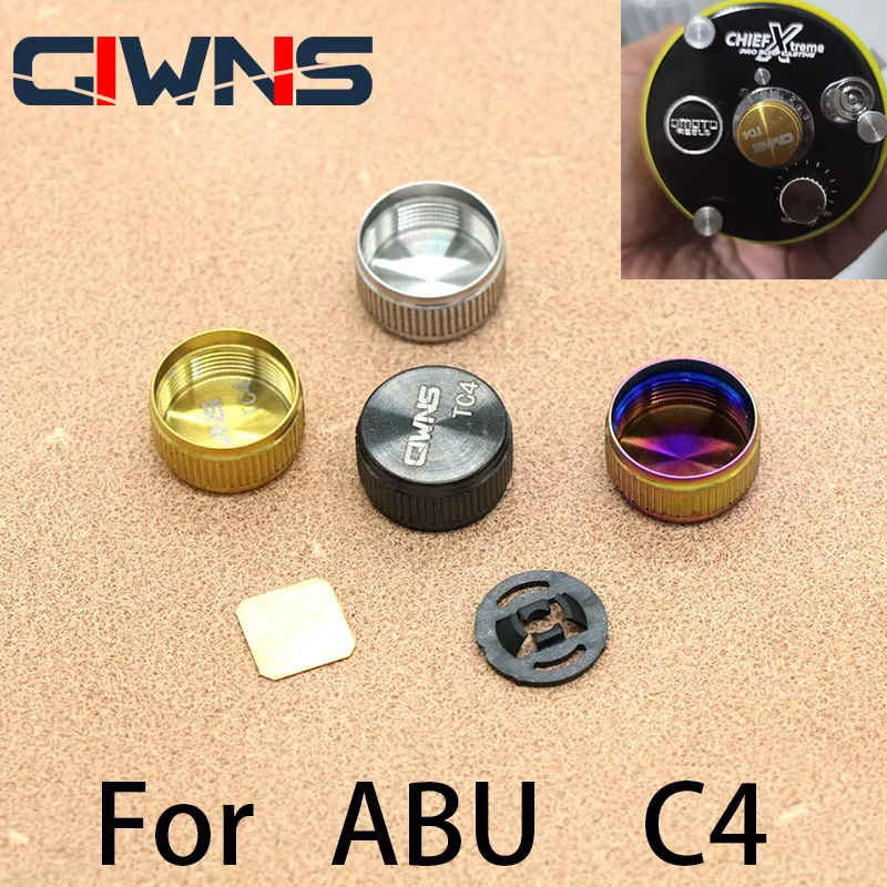 Abu Garcia Reel Max - สำหรับ ABU C4 TC4ไทเทเนียมอัลลอยปรับแต่งปรับแต่งปรับขนาดฝาปิดอุปกรณ์เสริม