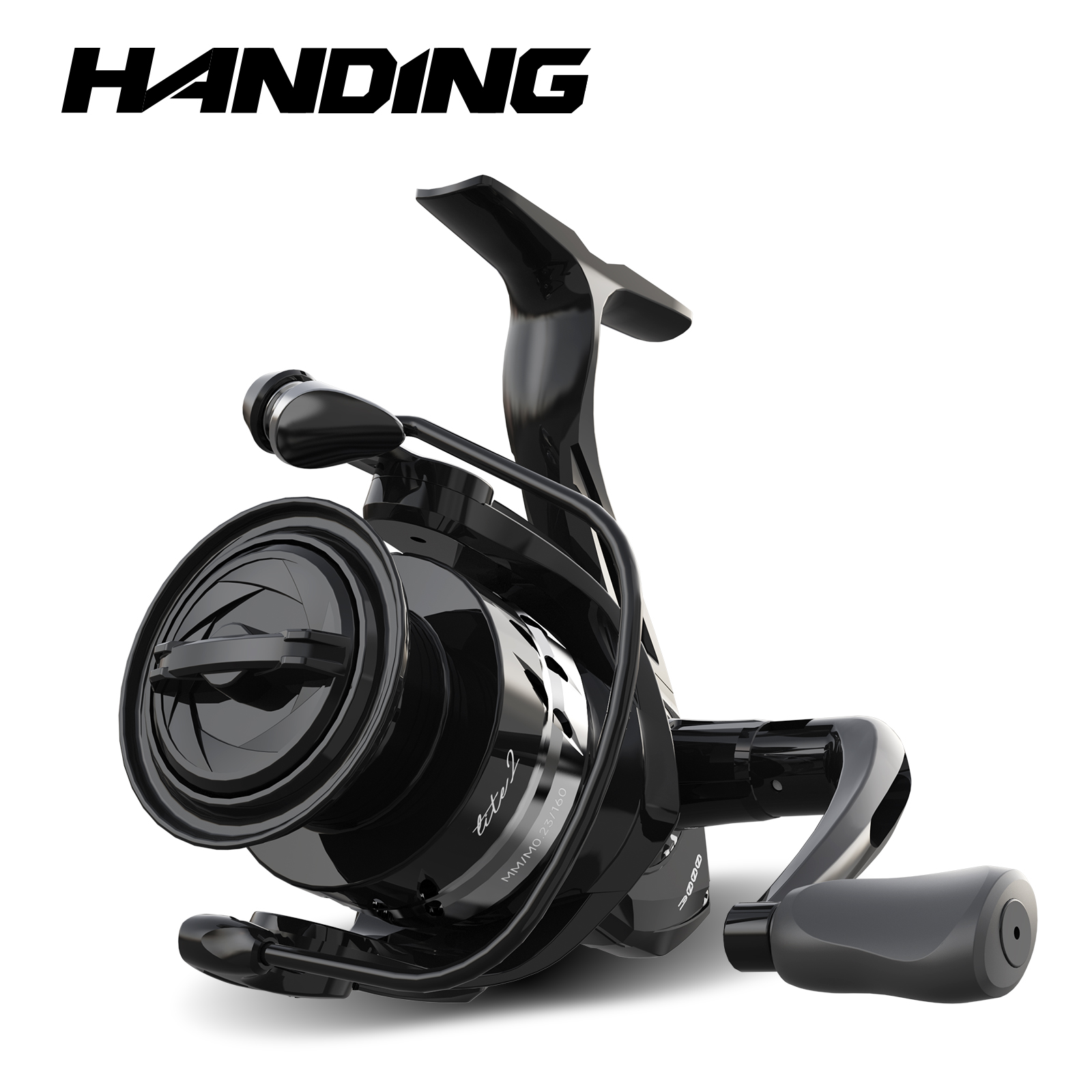 Abu Garcia Reel Max - รอกสปินนิ่ง HANDING Lite อัตราทดเกียร์ 5.2:1 สีดำ