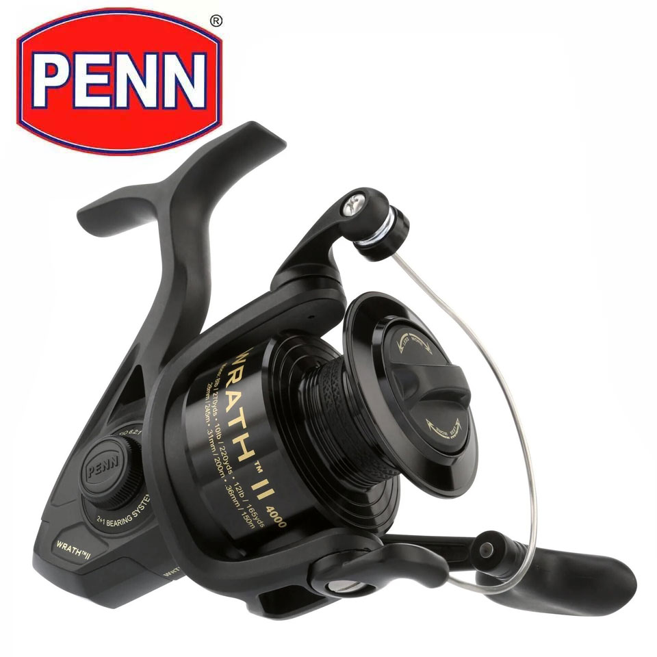 Abu Garcia Reel Max - PENN WRATH II รอกสปินนิ่ง 2500-8000 ตัวเครื่องทนต่อการกัดกร่อนน้ําหนักเบา