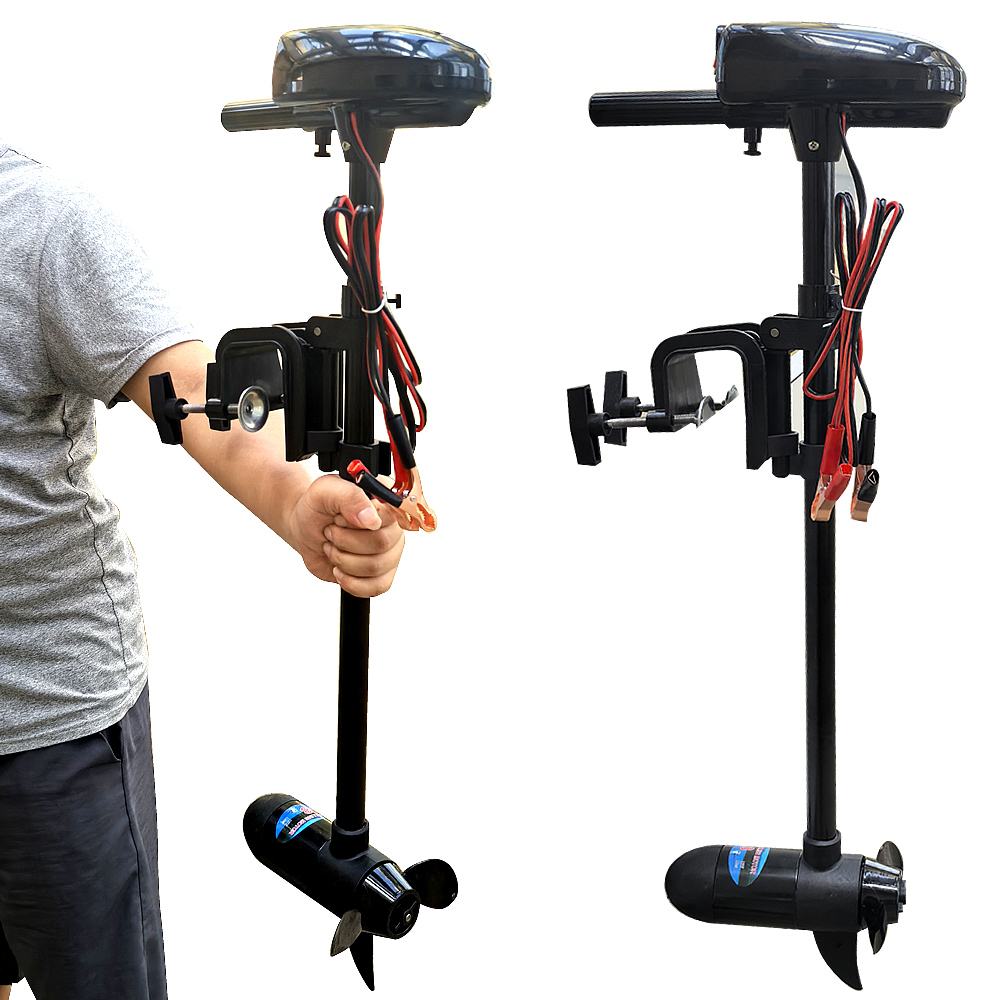 Fishing Boat Trolling Motor - มอเตอร์เรือไฟฟ้า 18LBS/28LBS DC-12V เครื่องยนต์ติดท้ายเรือสำหรับเรือยาง เรือคายัค เรือแคนู