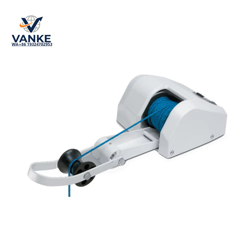 Fishing Boat Anchor Winch - กว้านสมอเรือไฟฟ้า 12V กว้านสมออัตโนมัติมาตรฐานสำหรับตกปลา ใช้กับน้ำทะเล 35 ปอนด์