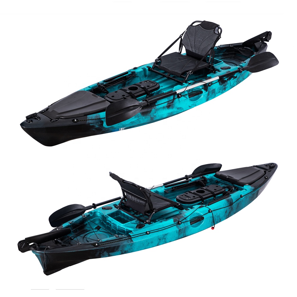 Fishing Boat Seat - First-Class เดี่ยวตกปลา Kayak เรือพลาสติกตกปลา 1 ที่นั่งเรือแคนู
