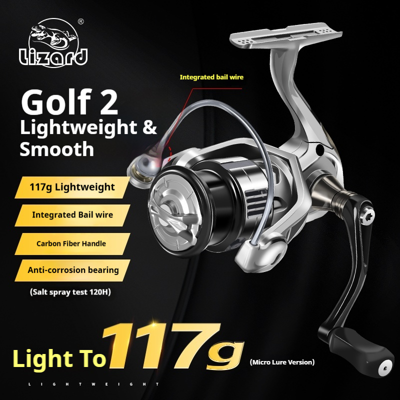 Kastking Reel Zephyr - รอกตกปลา Lizard Golf 2 แบบโลหะ สำหรับตกปลาทะเล