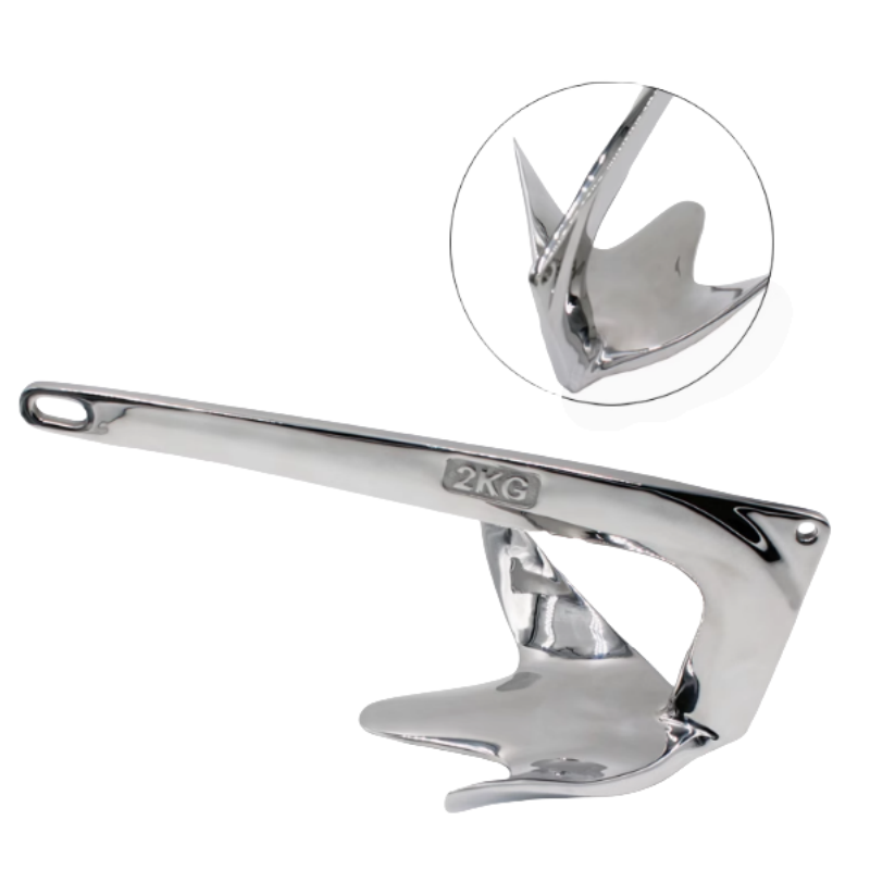 316 สแตนเลสสตีล Bruce Anchor A - Fishing Boat Anchor บทวิจารณ์และราคา