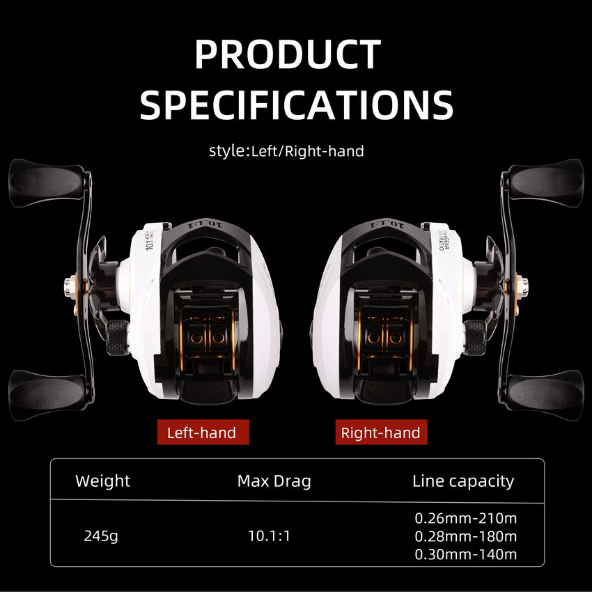 Baitcasting Reel ตกปลา Reel สี - Kastking Reel Zephyr บทวิจารณ์และราคา