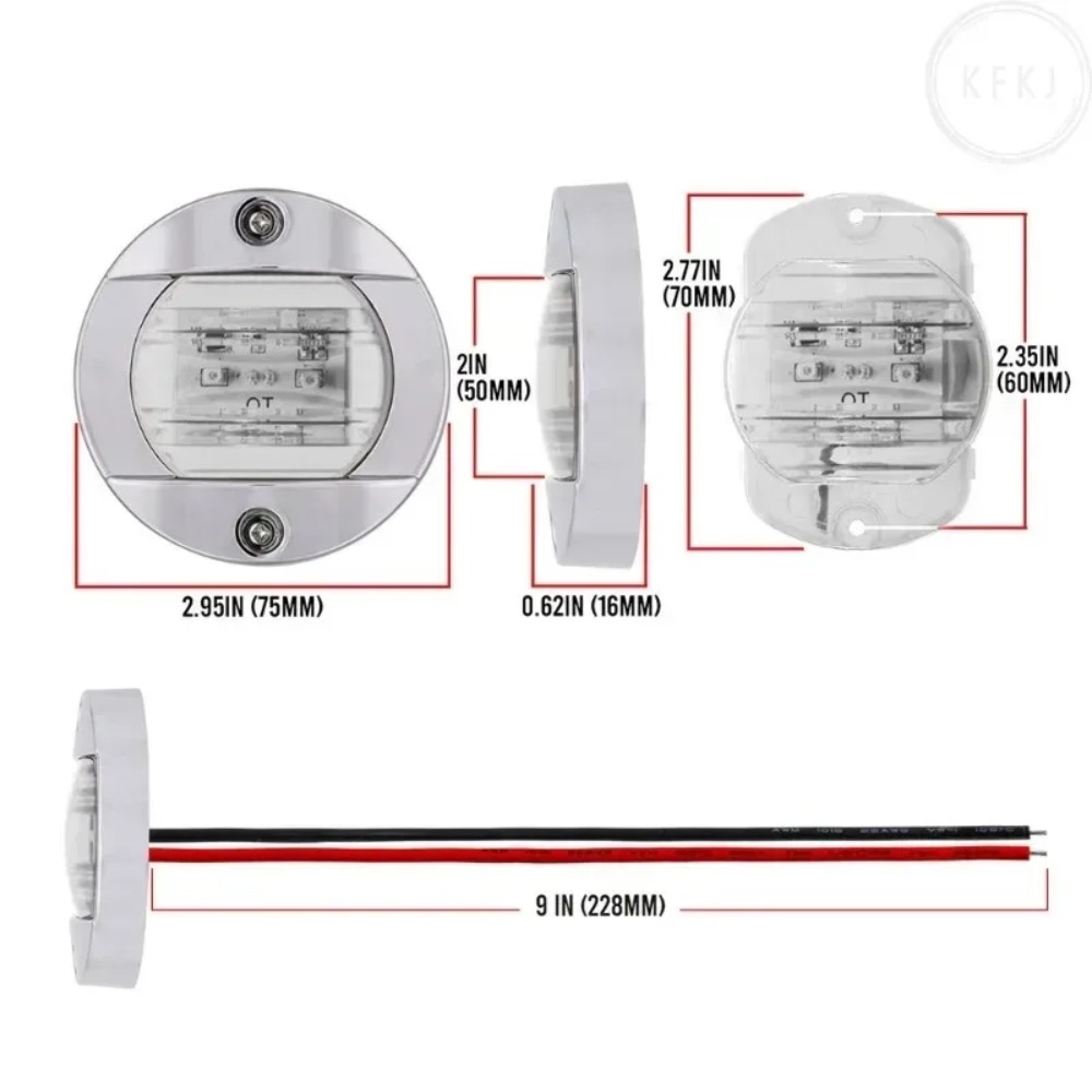 ไฟส่องสว่างสำหรับเรือยอชท์ เรื - Fishing Boat Navigation Light บทวิจารณ์และราคา