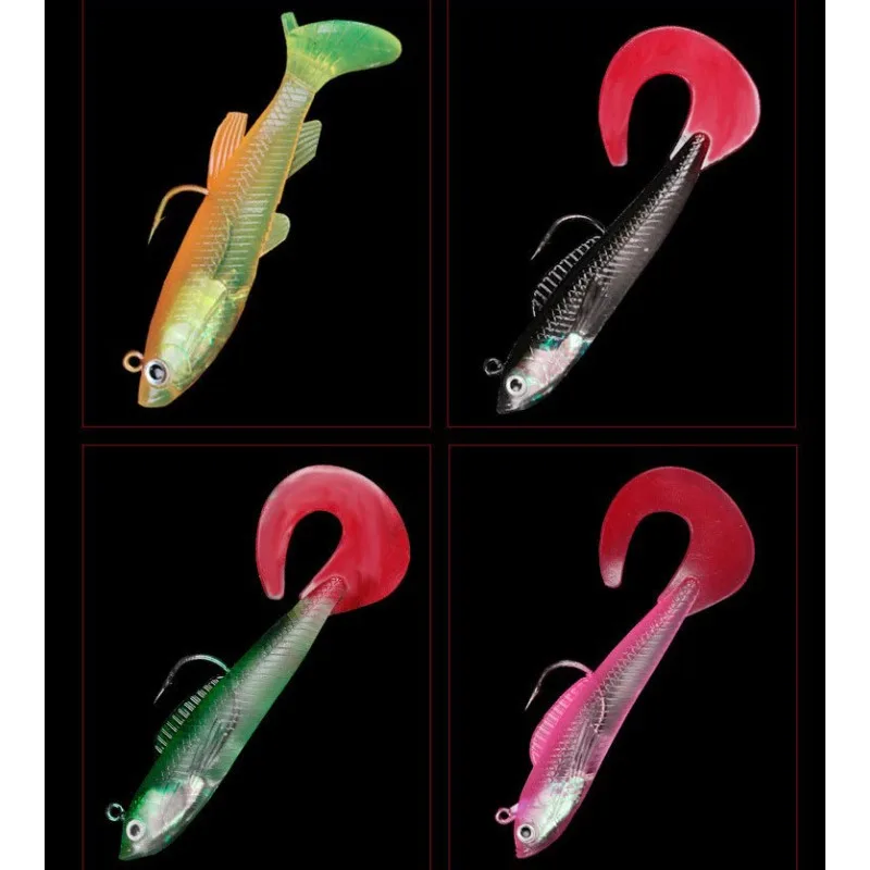 เหยื่อตกปลา 10 ชิ้น แบบมีหางรู - Fishing Boat Anchor บทวิจารณ์และราคา