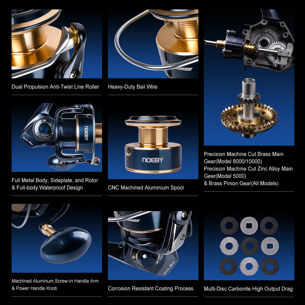 รอกตกปลา Noeby Infinite Power  - Shimano Reel Stradic บทวิจารณ์และราคา
