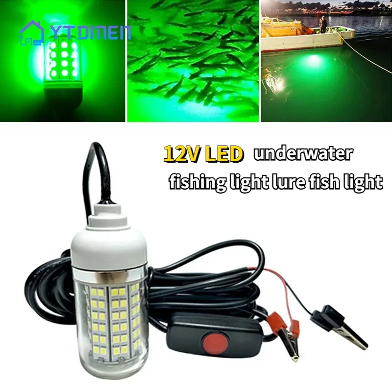 โคมไฟใต้น้ำ12V 15W 108 LED ไฟส - Fishing Boat Navigation Light บทวิจารณ์และราคา