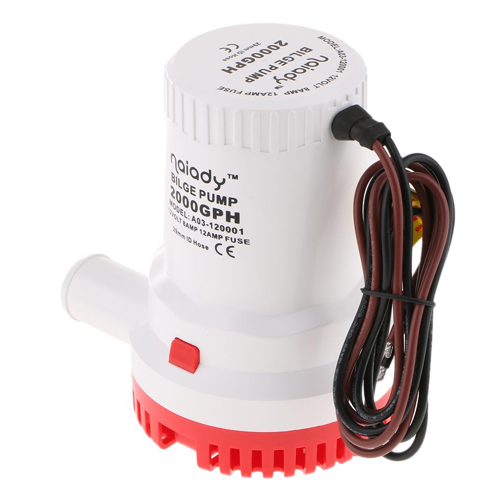ปั๊มน้ำท้องเรือไฟฟ้า 2000GPH แ - Fishing Boat Bilge Pump บทวิจารณ์และราคา