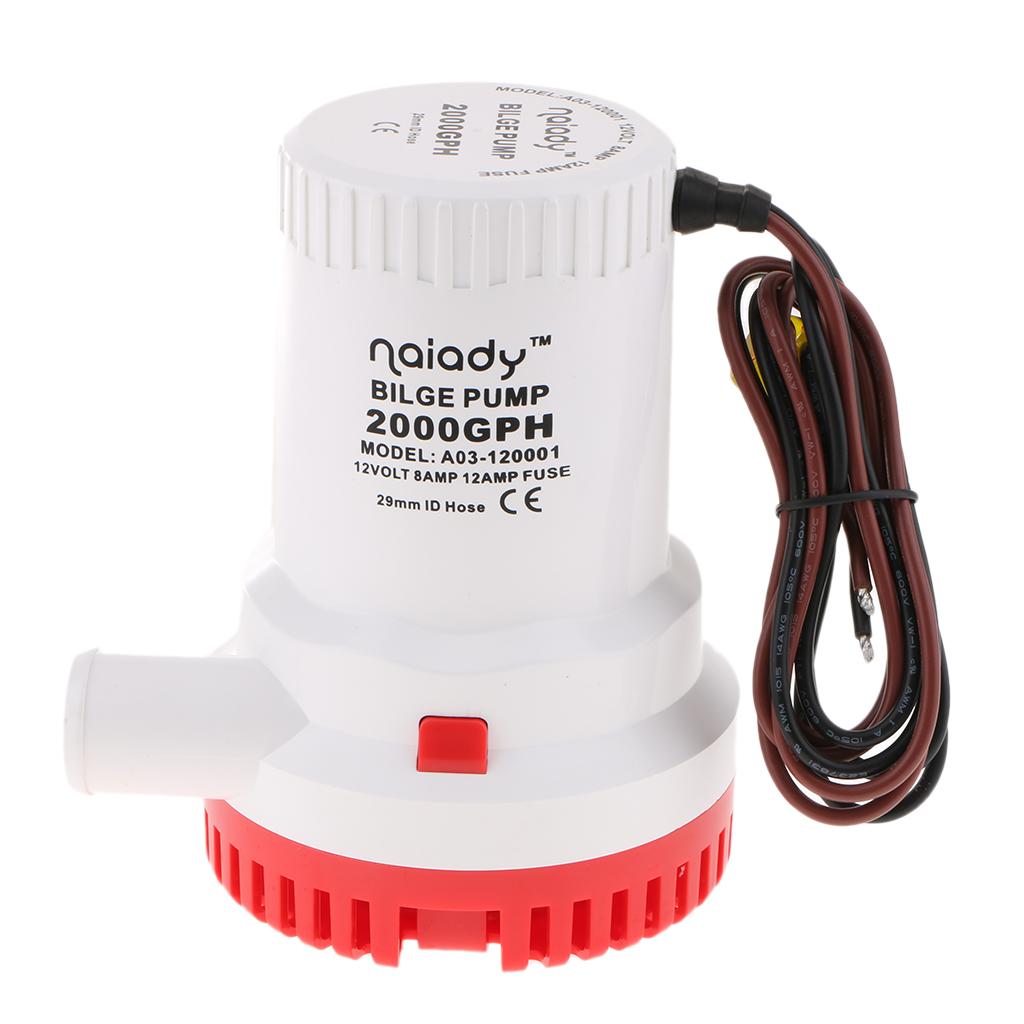 ปั๊มน้ำท้องเรือไฟฟ้า 2000GPH แ - Fishing Boat Bilge Pump บทวิจารณ์และราคา