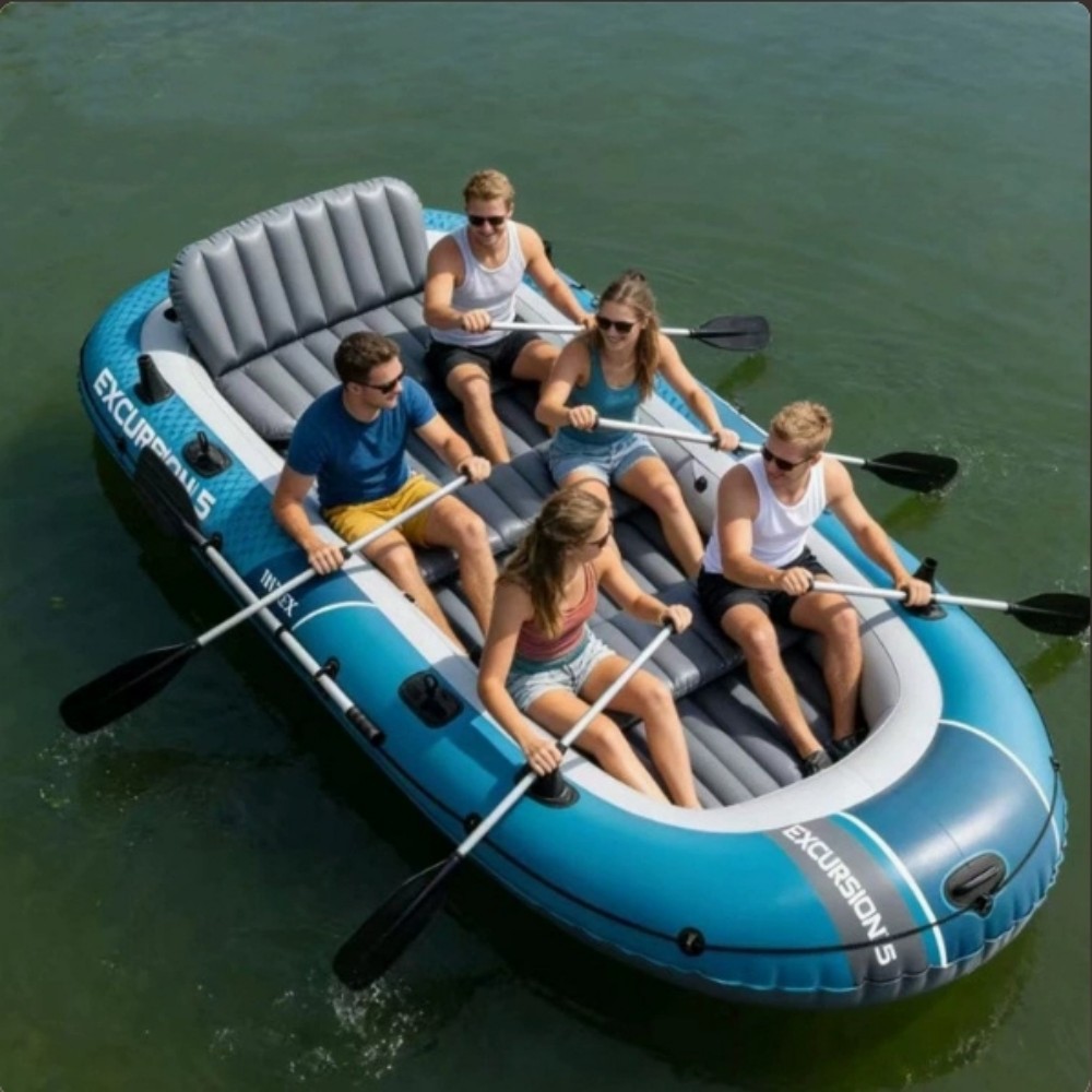 เรือคายัคแบบหนาสำหรับ 2 คน 4 ค - Fishing Boat Inflatable บทวิจารณ์และราคา
