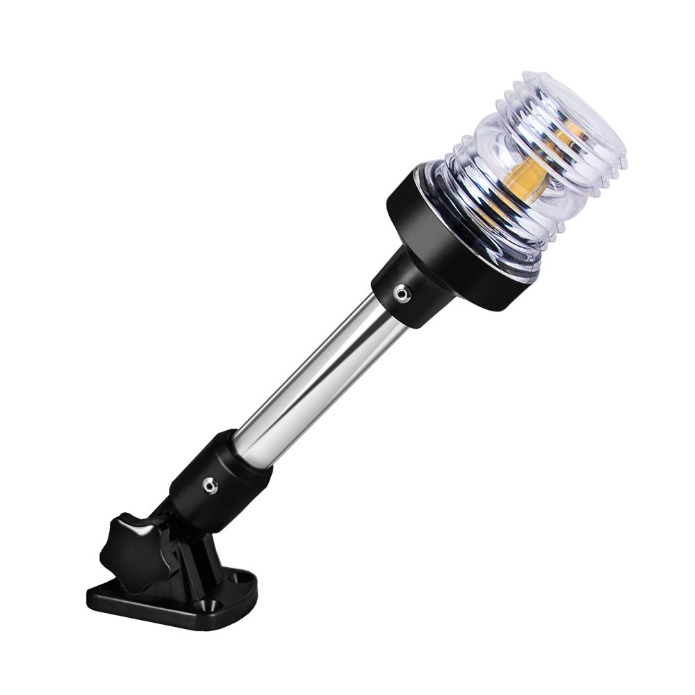 ไฟท้ายเรือ LED สีขาว 360 องศา  - Fishing Boat Navigation Light บทวิจารณ์และราคา