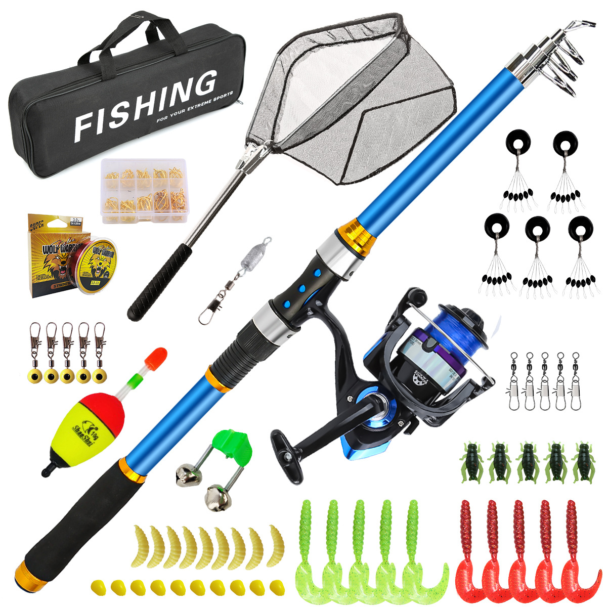 2.1-3.6M Telescopic Glass Fibe - Fishing Boat Fiberglass บทวิจารณ์และราคา