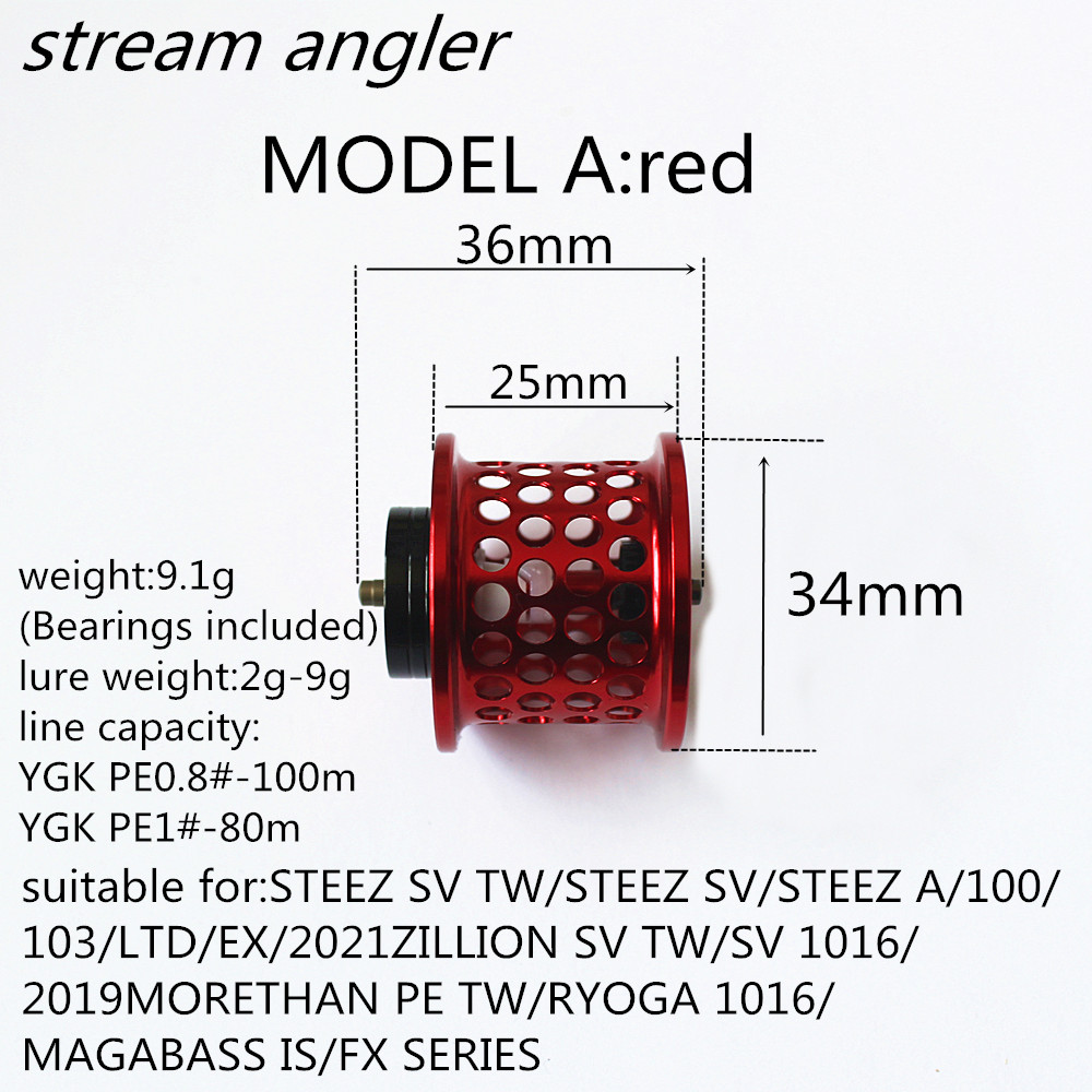 ตื้น SPOOL Retrofit ชิ้นส่วนอล - Abu Garcia Reel Max บทวิจารณ์และราคา