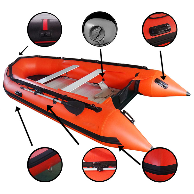 เรือยางเป่าลมสำหรับตกปลา กู้ภั - Fishing Boat Outboard Motor บทวิจารณ์และราคา