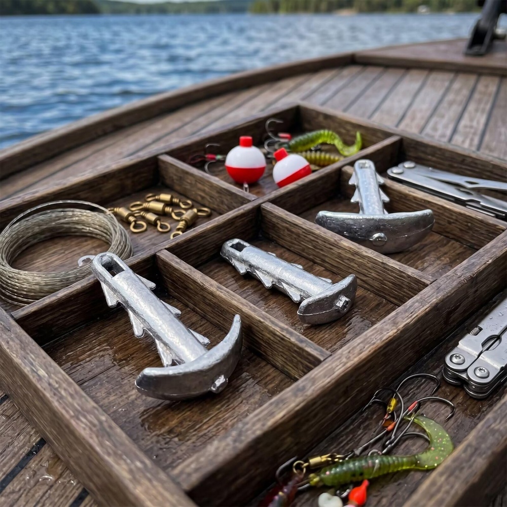 ตัวถ่วงน้ำหนักเหยื่อปลาทะเลรูป - Fishing Boat Anchor บทวิจารณ์และราคา