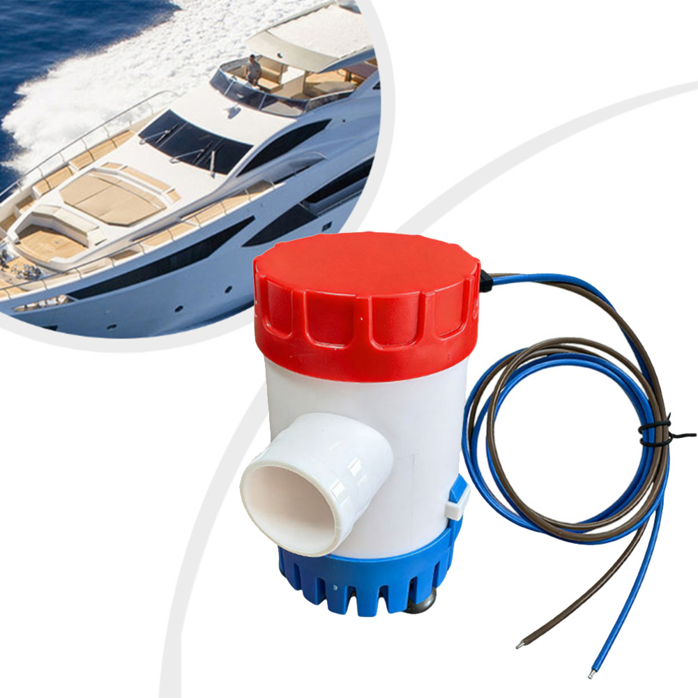 ปั๊มน้ำท้องเรือ 12V 24V 1100GP - Fishing Boat Bilge Pump บทวิจารณ์และราคา