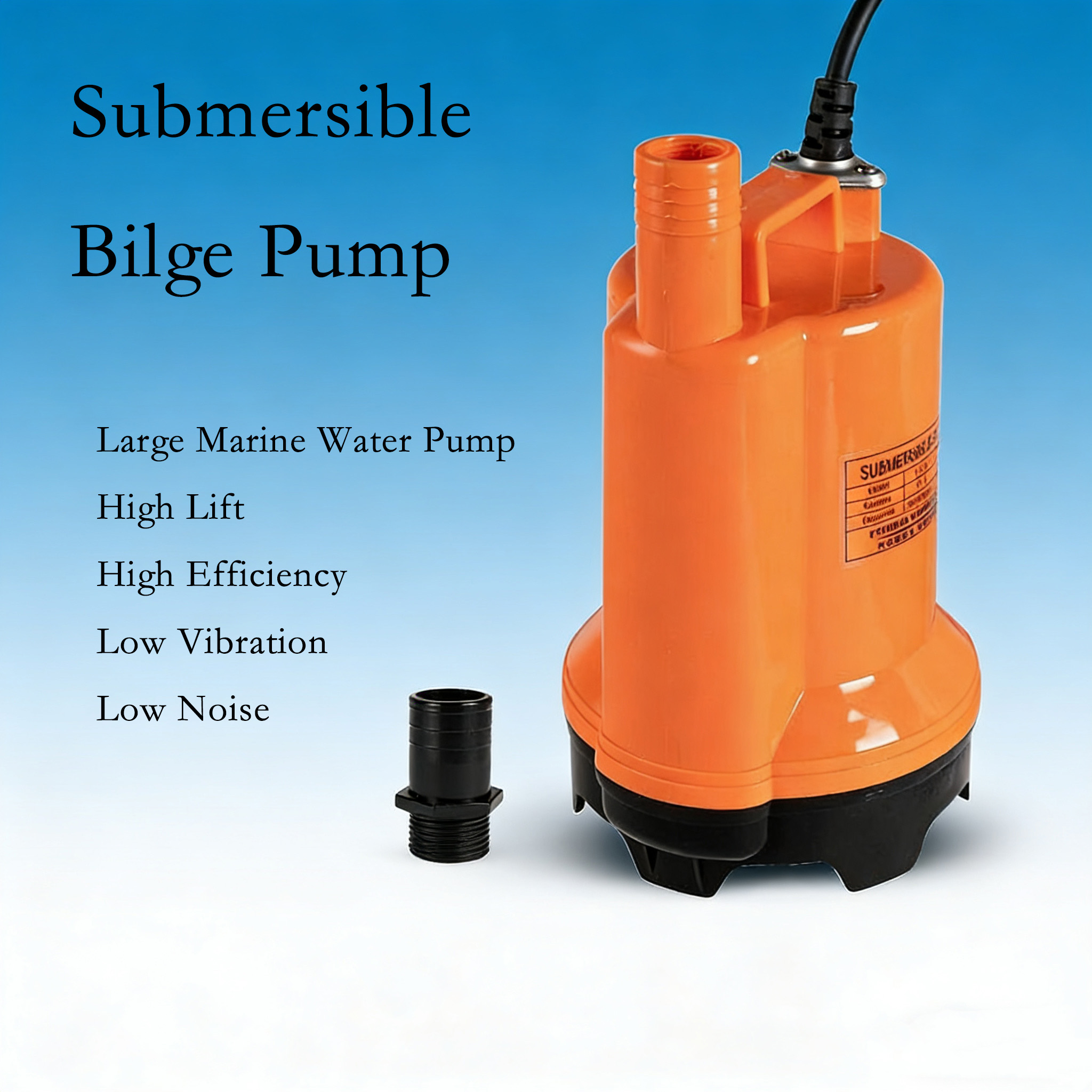 ปั๊มน้ำแบบจุ่มใต้น้ำ 12V DC, ป - Fishing Boat Bilge Pump บทวิจารณ์และราคา