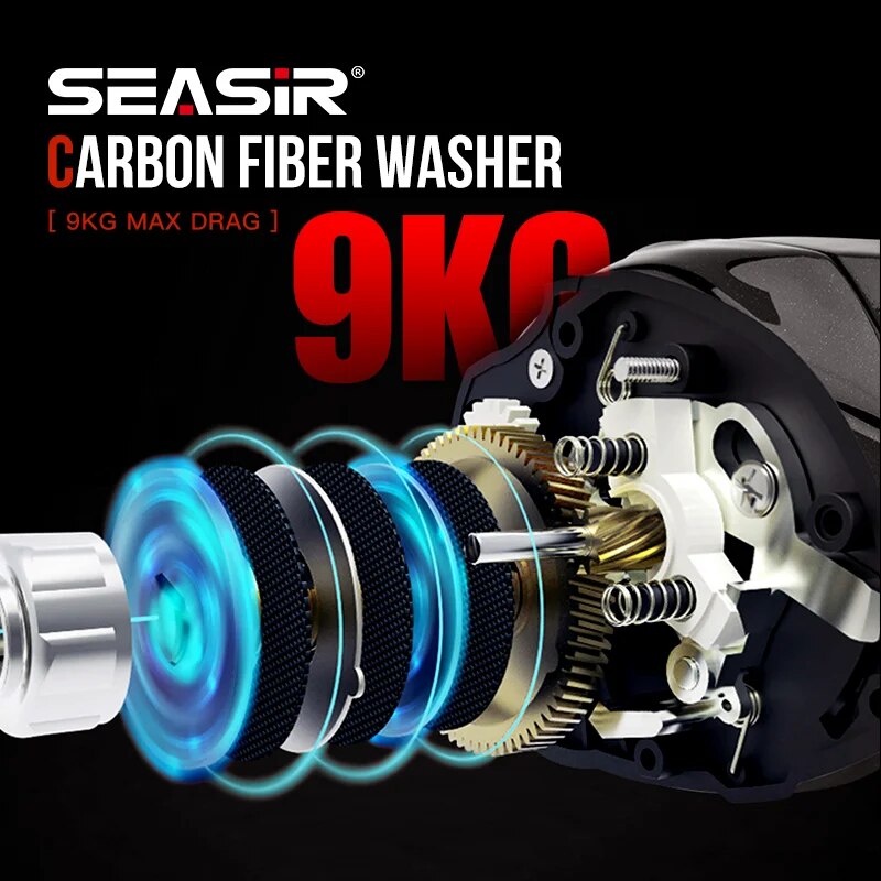 Seasir รอกตกปลา X2หล่อแบบไฮบริ - Kastking Reel Zephyr บทวิจารณ์และราคา